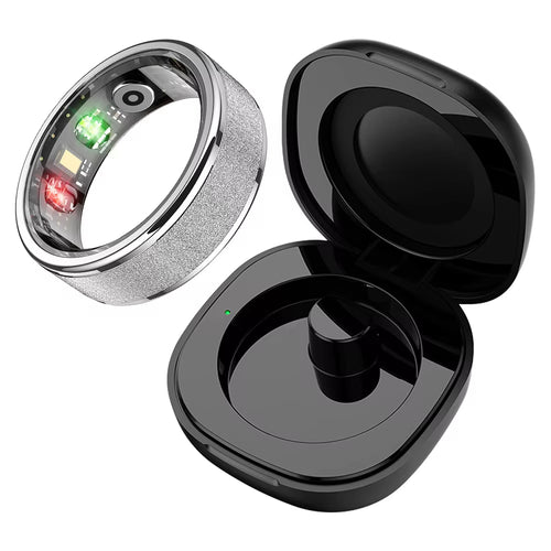 R10 Smart Ring with Charging Case - Ultimate Health & Sleep Monitor for Active Lifestyles, 5ATM Waterproof, Stylish Multi-Sport Wearable